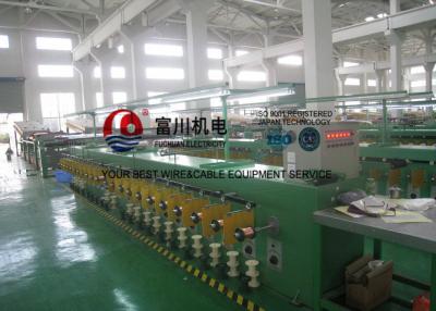 China Ultra Fine Copper Wire Tube Annealing Machine , Energy Saving Wire Tinning Machine for sale
