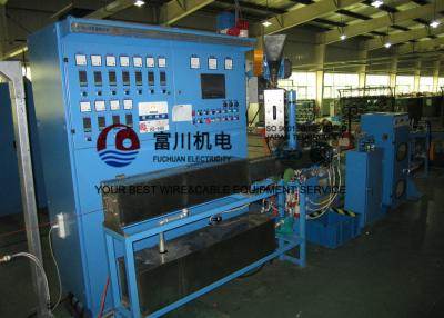China Photovoltaic 50 Cable Extrusion Machine Non - Halogen Flame Resistant Wire Dia 0.6-4mm for sale
