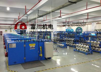 China Silver Jacketed Copper Wire Processing Equipment With Electromagnetic Brake for sale
