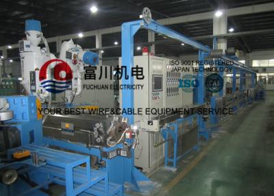 China Automobile Wire / Plastic Insulating Wire Extrusion Machine With Screw Dia 60mm for sale