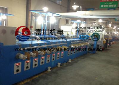 China 24Pcs Alloy Wire Annealing / Cable Coiling Machine For Single Wire Dia 0.04 - 0.127mm for sale