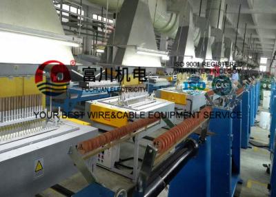 China Brush Pay Off Round Copper Wire Annealing Machine With Hot Dip Tinned Mehod for sale