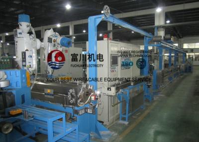 China Máquina baja del extrusor de Fuchuan que fuma con el diámetro 70m m del tornillo para el diámetro 1.5-12m m del alambre en venta