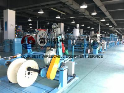 China Fuchuan PU PE PVC Extrusion Machine , BV BVR Wire Extruder Line For Wire Dia 5-20mm for sale