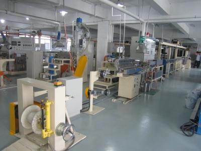 China FC Cable Extrusion Machine , FEP FPA ETFE Plastic Extrusion Line With Screw Dia 35mm for sale