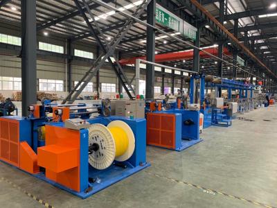 China Custom Pvc Wire Making Machine / OEM Cable Wire Manufacturing Machines for sale