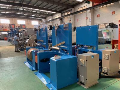 China Flachkabel-Draht-Produktionsmaschinen/umhüllten Kabel-Verdrängungs-Linie zu verkaufen