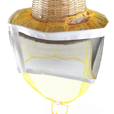 China Exploração agrícola de aço da abelha do apiário de Gauze Mesh Beekeeping Protective Hat Por à venda