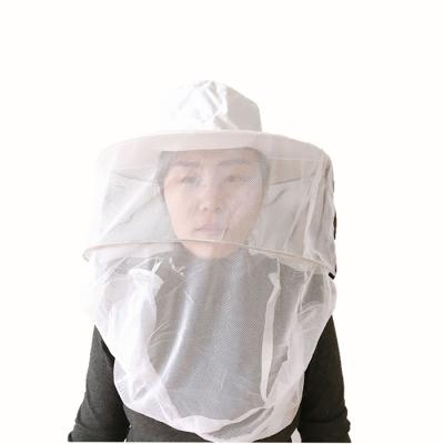China Double Steel Wire Beekeeping Veil Hat Breathable Thickened Surface for sale