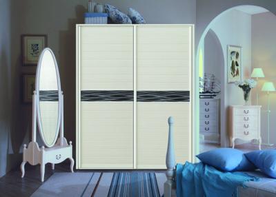 China Blum Hinges Double Wardrobe Sliding Doors Fitted Bedroom , Free Standing Sliding Wardrobes for sale