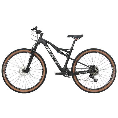 China 11Speed Full Carbon Fiber MTB Bikes Dual Suspension Mountain Bicycles for sale