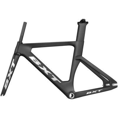 China Fixed Gear Carbon Track Bike Frame TT Bicycle Toray T800 Carbon Fiber Bike for sale
