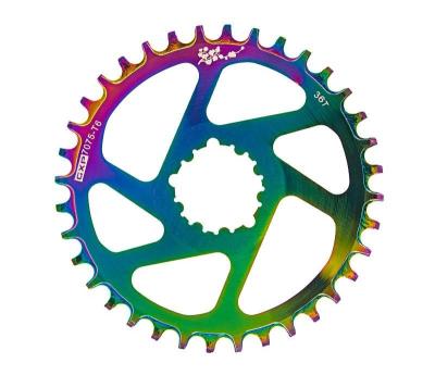 China Aluminum Alloy Mountain Road Bicycle GXP Crank Rings Dazzle Colour for sale