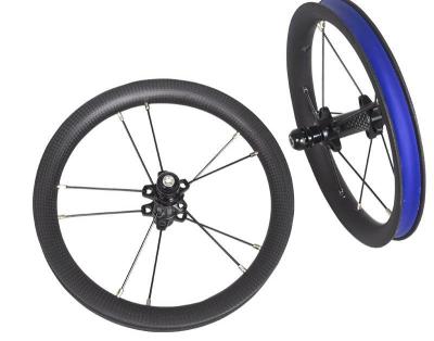 China Full Carbon Fiber Wheels Children Push Balance Bike Wheelset 12 Inch for sale