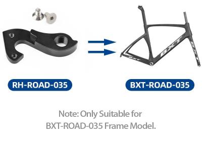 China Black Carbon Road Bike Frame Rear Derailleur Bracket Axle Unit Aluminum Alloy for sale