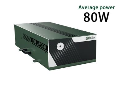 China Láser de fibra verde de picosegundo de modo único de 80W 532nm en venta