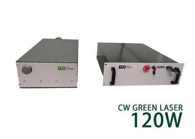 China Laser de fibra 120 W CW Resfriamento a água Nanossegundo Laser verde 532 nm à venda