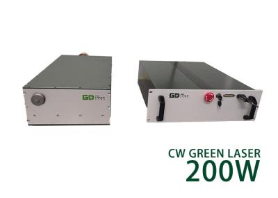 China Laser pulsado CW de modo único laser de fibra verde de 200 W à venda