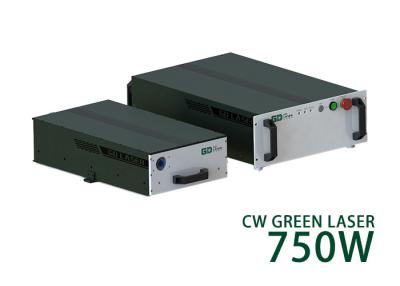 China Laser CW de alta potência de 750 W de modo único Nanossegundo laser de fibra verde à venda