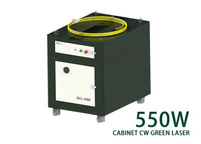 China 550W 532 Nm Green CW Fiber Laser Single Mode Continuous Cabinet Type for sale