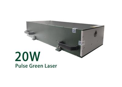China Laser verde industrial de pulso de fibra de laser de pulso de nanosegundo de remoção de PVD 20 W à venda