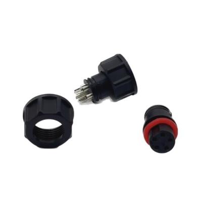 China Female Ethernet Cable Circular Power Connector M13 5Pin 4 AMPS for sale