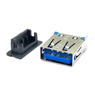 China 1.8AMP SMT USB Socket Female DIP Type Connector USB3.1 for Microwave for sale