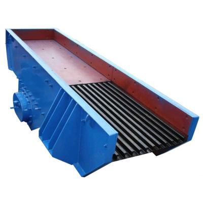 China Screening Feeder Wear Resistant Gravel Rock Aggregate Vibrating Feeders for sale