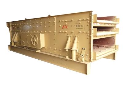 China HLH Yellow Linear Motion Vibrating Screen Crusher 200-600t/H for sale