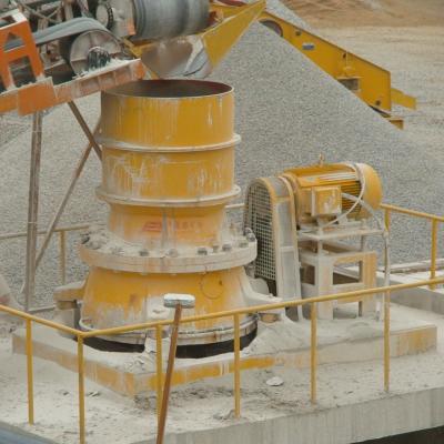 Chine Écrasement hydraulique de roche de contrôle de PLC de broyeur de cône de cylindre simple à vendre