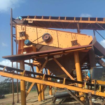 China 30kw 22kw Vibrating Screen Machine 4 Layers Mining Vibrating Screen for sale