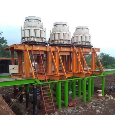 China 215mm Feed Cone Crushing Machine 180-220kW Secondary Fine Crushing for sale