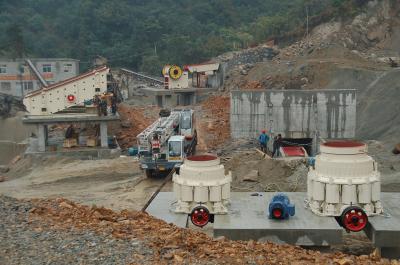 China Planta de esmagamento de pedra de mineração 350tph TONGHUI da pedreira do motor de C.A. à venda