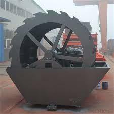 China River Stone Gravel Wheel Bucket Sand Washer Customizable for sale