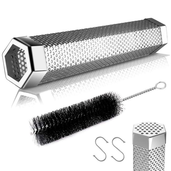 BBQ Stainless Steel Perforated Sheet Mesh Smoker Tube