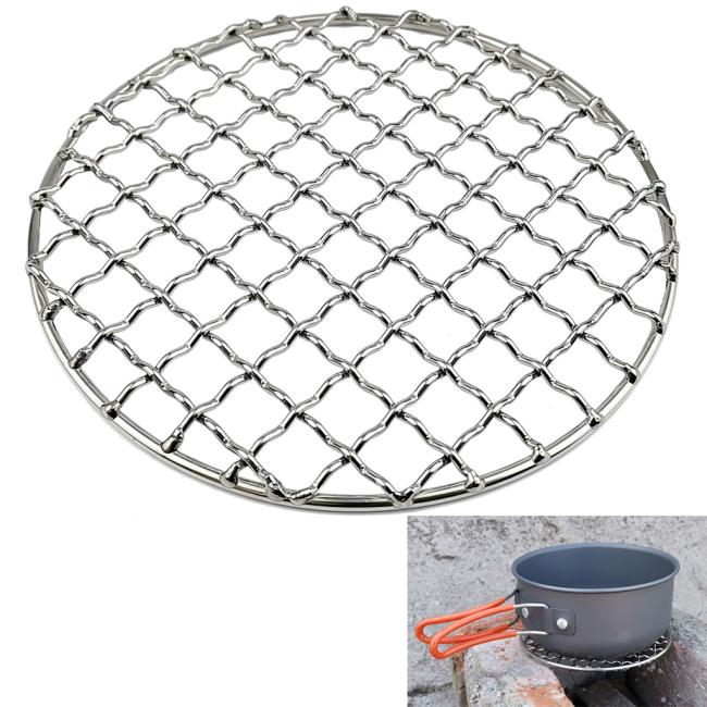 Lower Carbon Steel Wire Basket Cooling Basket Grill Mesh Baking Mesh Grill Basket Picnic and Barbecue Grill Wire Mesh