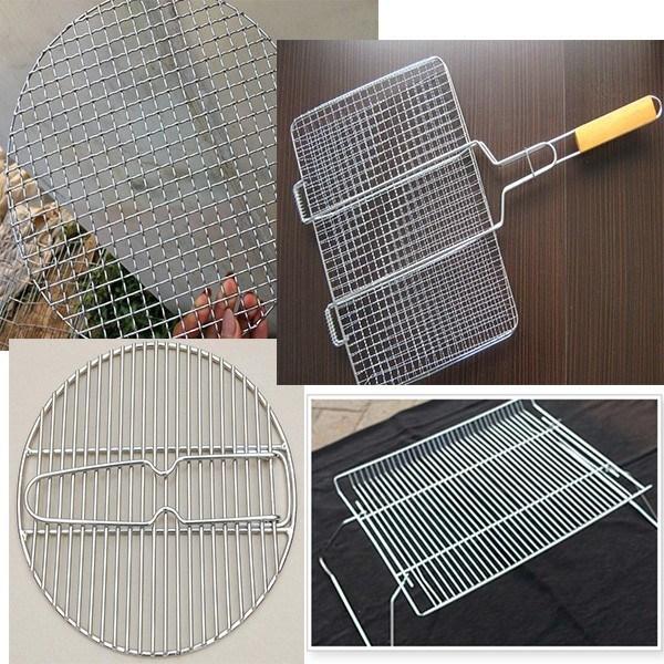 Barbecue Wire Mesh with Stainless Steel Wire Stainless Steel Wire Grilling Wire Mesh