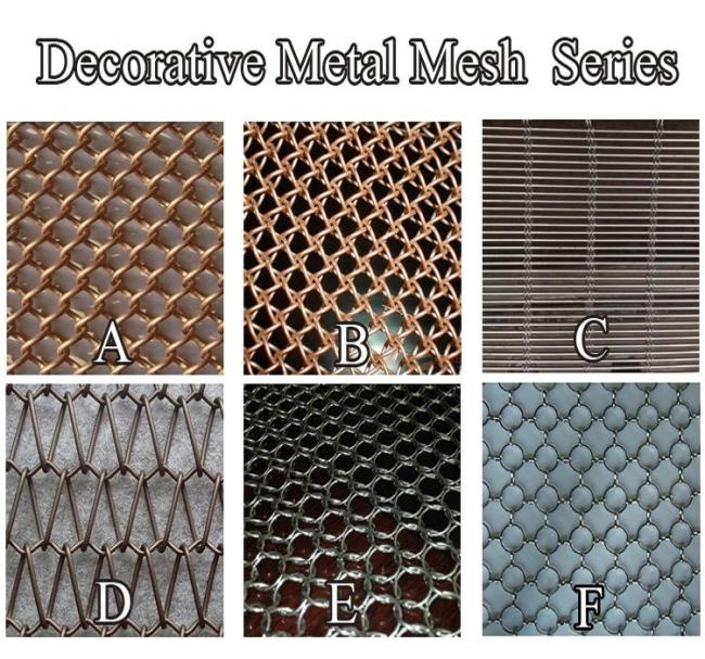 Decorative Metal Screen Mesh, Architectural Wire Mesh