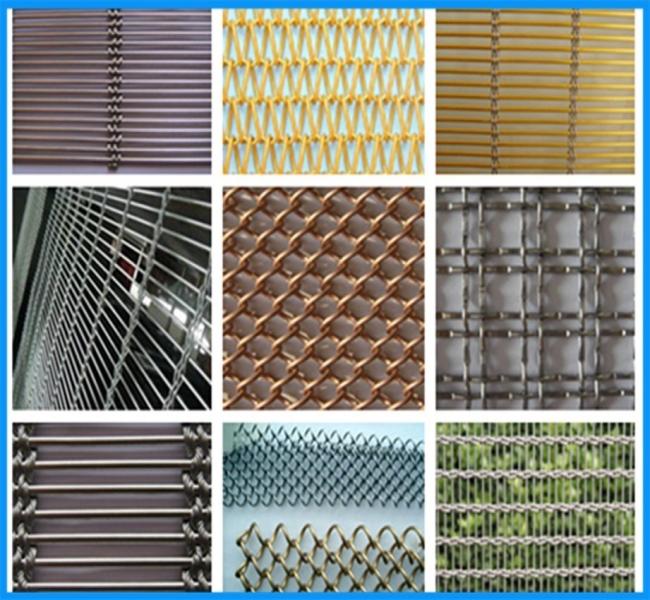 2022 Hot Selling Architectural Cable Rod Metal Woven Wire Mesh