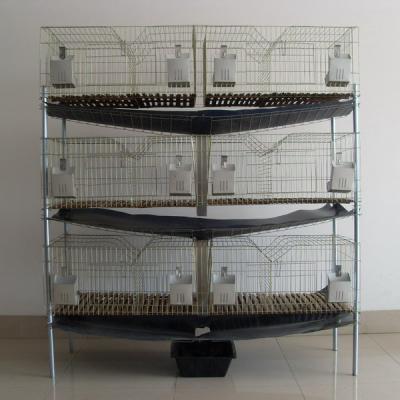 China Good Quality Convenient Enclosed Pet Rabbit Cage for Rabbit Crate Outdoor Cage for sale