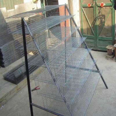 China Low Price Metal Commercial Layer Quail Cages for sale