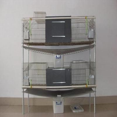 China Factory Supply 2, 6, 9, 12 Doors Large Rabbit Commercial Farming Galvanized Rabbit Cage for sale