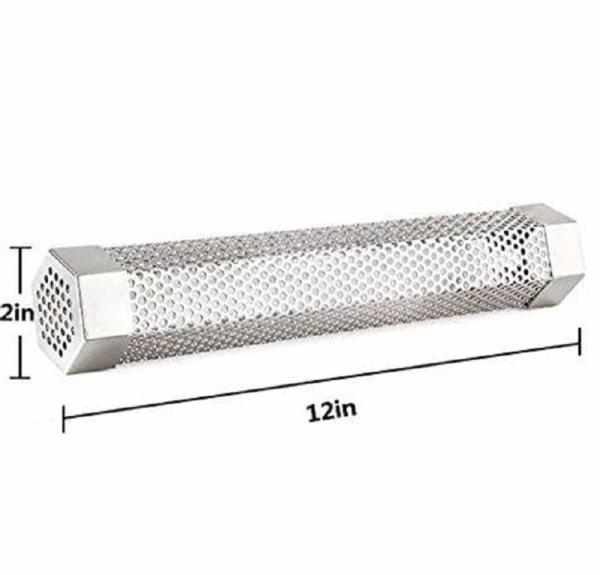 Quality BBQ Stainless Steel Perforated Sheet Mesh Smoker Tube for sale