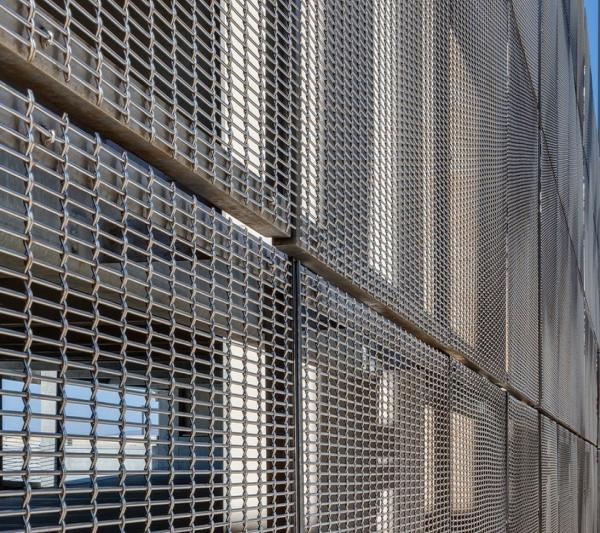 Quality Exterior Wall Decorative Architectural Stainless Steel Cable Rod Metal Wire Mesh for sale
