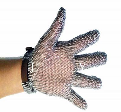 China Anti-Cutting Stainless Steel Kitchen Work Cut-Proof Safety Ressistant Metal Anti-Cut Gloves for sale