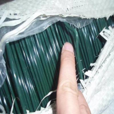 China Green PVC Coated Wire/PVC Coated Iron Wire/PVC Coated Steel Wire for sale
