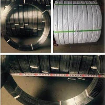China 2.4X3.0mmm (17/15) 1000m 1250m Oval Galvanized Wire for sale