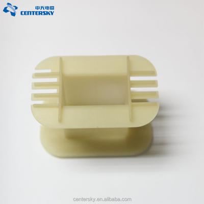 China Plastic Single Phase Coil Former Bobbin In Transformer EI Double Section EI 600 for sale