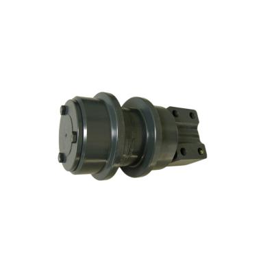 China Black PC300 Excavator Carrier Roller Aftermarket Komatsu Undercarriage Parts Painted for sale