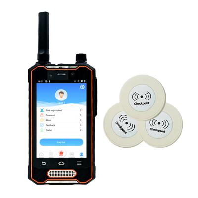 China Security Patrol Checkpoint System Wand 4G GPRS GPS NFC Touch Screen Face Identification for sale
